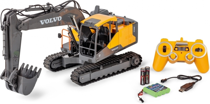 Carson Excavator Volvo - graafmachine met afstandsbediening in de groep SPEELGOED, KINDER- & BABYPRODUCTEN / Op afstand bestuurbaar / Afstand bestuurbare auto\'s bij TP E-commerce Nordic AB (C55264)