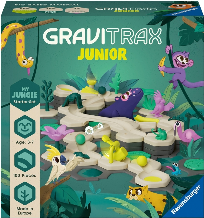 GraviTrax Junior Starter Set L Jungle in de groep SPEELGOED, KINDER- & BABYPRODUCTEN / Speelgoed / Bouwspeelgoed / Bouwblokken bij TP E-commerce Nordic AB (C55416)