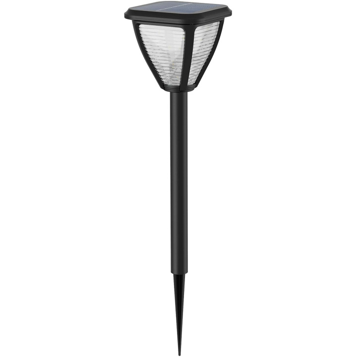 Philips Vapora Trädgårdslampa Solcell LED 200lm Svart in de groep HUISHOUDEN & TUIN / Elektriciteit & Verlichting / Buitenverlichting / Zonnecelverlichting bij TP E-commerce Nordic AB (C55451)