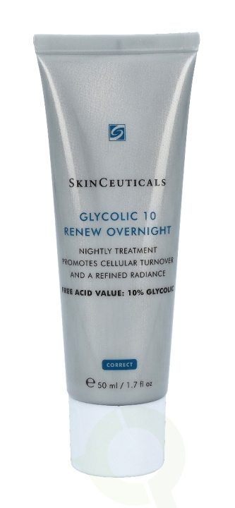 SkinCeuticals Glycolic 10 Renew Overnight Cream 50 ml in de groep BEAUTY & HEALTH / Huidsverzorging / Gezicht / Nachtcrème bij TP E-commerce Nordic AB (C55659)