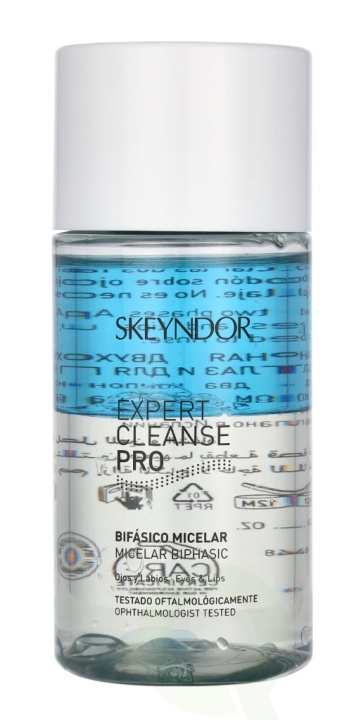 Skeyndor Expert Cleanse Pro Micellar Biphasic 125 ml Remover Eyes And Lips in de groep BEAUTY & HEALTH / Huidsverzorging / Gezicht / Schoonmaak bij TP E-commerce Nordic AB (C55985)