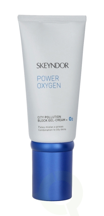 Skeyndor Power Oxygen City Pollution Block Gel-Cream + O2 50 ml in de groep BEAUTY & HEALTH / Huidsverzorging / Gezicht / Gezichtscrèmes bij TP E-commerce Nordic AB (C56000)