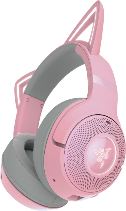 Razer Kraken Kitty V2 Bluetooth Gaming Headset, Rosa in de groep COMPUTERS & RANDAPPARATUUR / GAMING / Koptelefoon bij TP E-commerce Nordic AB (C56139)