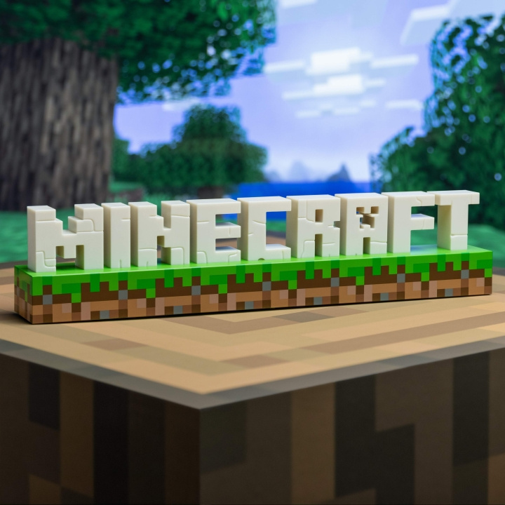 Paladone Minecraft Logo Light in de groep SPEELGOED, KINDER- & BABYPRODUCTEN / Kinderkamer / Babylampen / Tafellampen bij TP E-commerce Nordic AB (C56154)