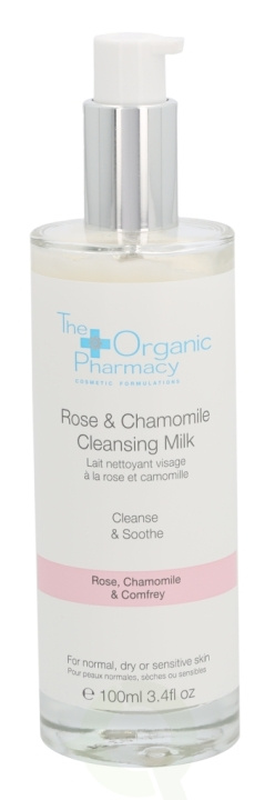 The Organic Pharmacy Rose & Chamomile Cleansing Milk 100 ml For Sensitive Skin/Normal To Dry Skin in de groep BEAUTY & HEALTH / Huidsverzorging / Gezicht / Schoonmaak bij TP E-commerce Nordic AB (C56192)