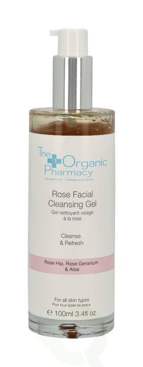 The Organic Pharmacy Rose Facial Cleansing Gel 100 ml Cleanse & Refresh For All Skin Types in de groep BEAUTY & HEALTH / Huidsverzorging / Gezicht / Schoonmaak bij TP E-commerce Nordic AB (C56194)