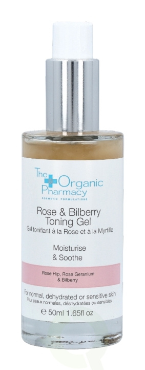 The Organic Pharmacy Rose & Bilberry Toning Gel 50 ml Helps Hydrate & Soothe Delicate Skin in de groep BEAUTY & HEALTH / Huidsverzorging / Gezicht / Gezichtscrèmes bij TP E-commerce Nordic AB (C56198)