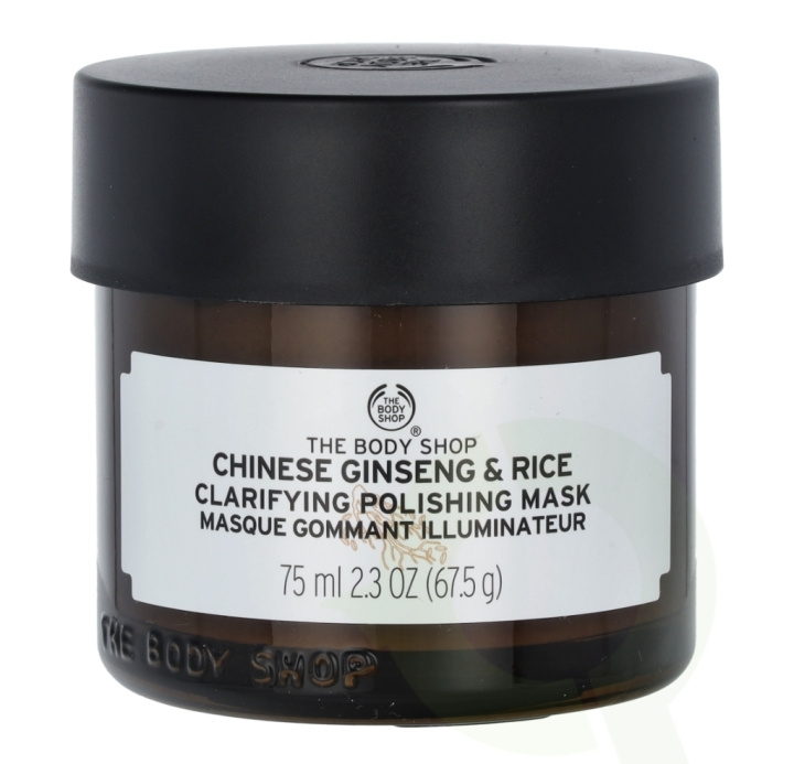The Body Shop Clarifying Polishing Mask 75 ml Chinese Ginseng & Rice in de groep BEAUTY & HEALTH / Huidsverzorging / Gezicht / Maskers bij TP E-commerce Nordic AB (C56316)