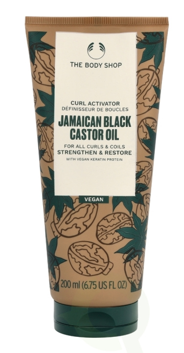 The Body Shop Curl Activator 200 ml Jamaican Black Castor Oil in de groep BEAUTY & HEALTH / Haar & Styling / Hair styling / Styling crème bij TP E-commerce Nordic AB (C56348)