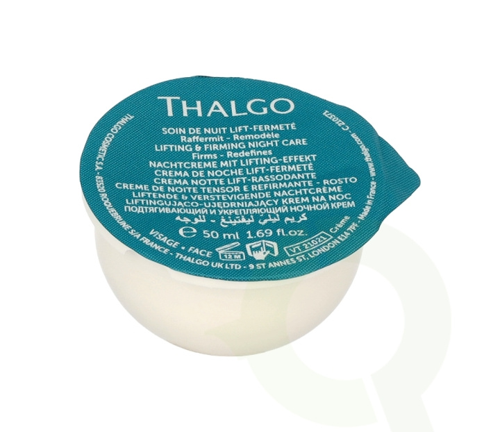 Thalgo Silicium Lifting & Firming Night Care - Refill 50 ml in de groep BEAUTY & HEALTH / Huidsverzorging / Gezicht / Nachtcrème bij TP E-commerce Nordic AB (C56514)