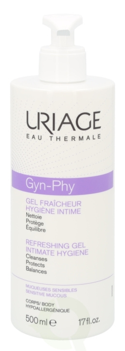 Uriage Gyn-Phy Intimate Hygiene Refreshing Gel 500 ml in de groep BEAUTY & HEALTH / Huidsverzorging / Lichaamsverzorging / Bad- en douchegels bij TP E-commerce Nordic AB (C56551)
