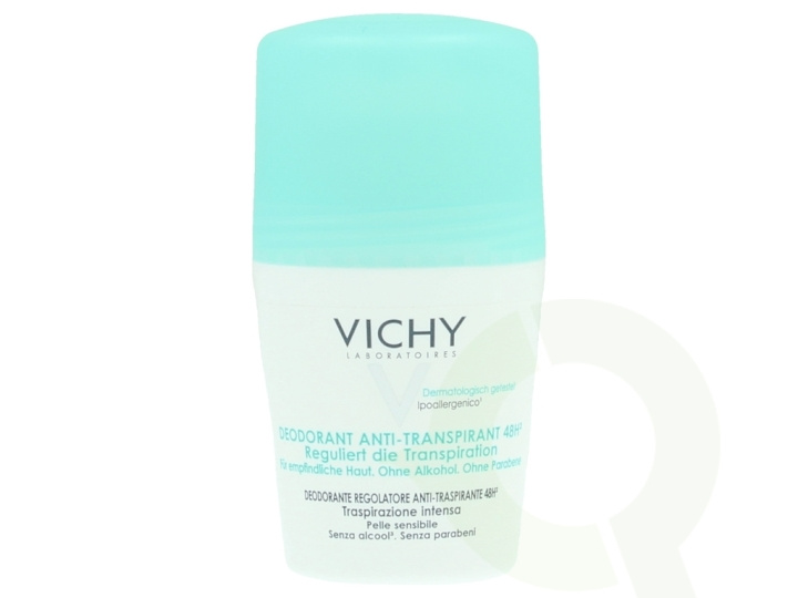 Vichy 48Hr Anti-Perspirant Roll-On 50 ml Sensitive Skin - Alcohol Free in de groep BEAUTY & HEALTH / Geuren & Parfum / Deodorant / Deodorant voor mannen bij TP E-commerce Nordic AB (C56602)