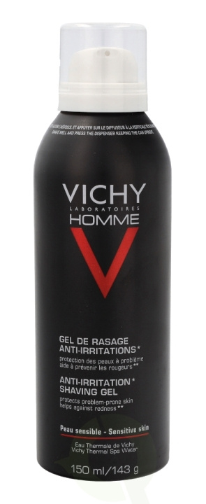 Vichy Sensi Shave Anti-Irritation Shaving Gel 150 ml Sensitive Skin in de groep BEAUTY & HEALTH / Haar & Styling / Scheren & Trimmen / Scheermessen & Accessoires bij TP E-commerce Nordic AB (C56623)