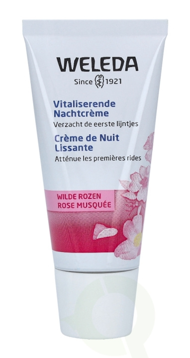Weleda Wild Rose Smoothing Night Cream 30 ml All Skin Types in de groep BEAUTY & HEALTH / Huidsverzorging / Gezicht / Gezichtscrèmes bij TP E-commerce Nordic AB (C56694)