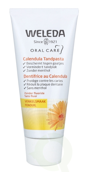 Weleda Calendula Toothpaste 75 ml in de groep BEAUTY & HEALTH / Mondverzorging / Elektrische tandenborstelaccessoires bij TP E-commerce Nordic AB (C56762)