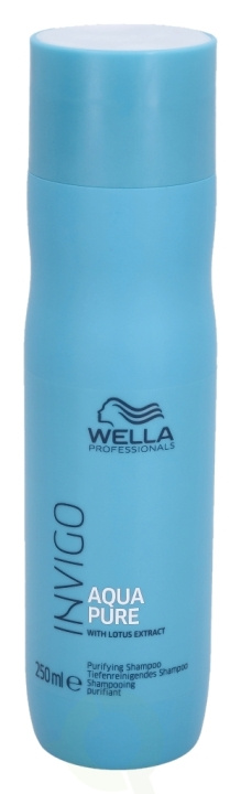 Wella Invigo - Balance Aqua Pure Purifying Shampoo 250 ml With Lotus Extract in de groep BEAUTY & HEALTH / Haar & Styling / Haarverzorging / Shampoo bij TP E-commerce Nordic AB (C56848)
