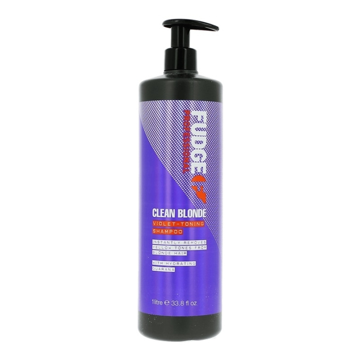 Fudge Clean Blonde Violet-Toning Shampoo 1000ml in de groep BEAUTY & HEALTH / Haar & Styling / Haarverzorging / Shampoo bij TP E-commerce Nordic AB (C56985)