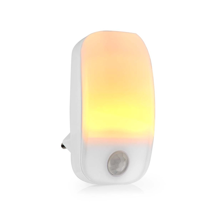 Nedis Nachtlampje met Stekker | Bewegingssensor | Dag / nacht-sensor | 0.55 W | 11 lm | Warm Wit in de groep HOME ELECTRONICS / Verlichting / Nachtlampen bij TP E-commerce Nordic AB (C56997)