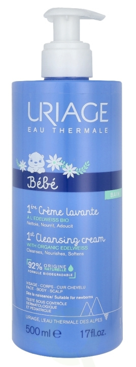 Uriage Bebe 1st Cleansing Cream 500 ml in de groep BEAUTY & HEALTH / Huidsverzorging / Gezicht / Gezichtscrèmes bij TP E-commerce Nordic AB (C57069)