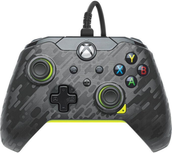 PDP Gaming Wired Controller - Electric Carbon, PC / Xbox in de groep COMPUTERS & RANDAPPARATUUR / GAMING / Gamepad bij TP E-commerce Nordic AB (C57197)