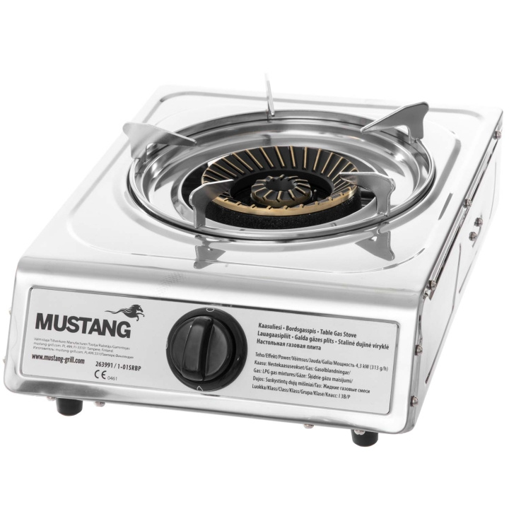 Mustang Gasolkök 1-brännare in de groep HUISHOUDEN & TUIN / Tuinproducten / Barbecue & Accessoires bij TP E-commerce Nordic AB (C57498)