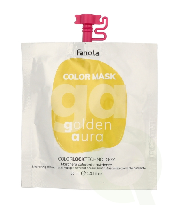 Fanola Color Mask 30 ml Golden Aura in de groep BEAUTY & HEALTH / Huidsverzorging / Gezicht / Maskers bij TP E-commerce Nordic AB (C57556)