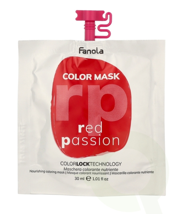 Fanola Color Mask 30 ml Red Passion in de groep BEAUTY & HEALTH / Huidsverzorging / Gezicht / Maskers bij TP E-commerce Nordic AB (C57558)
