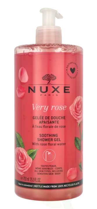 Nuxe Very Rose Soothing Shower Gel 750 ml in de groep BEAUTY & HEALTH / Haar & Styling / Haarverzorging / Shampoo bij TP E-commerce Nordic AB (C57577)