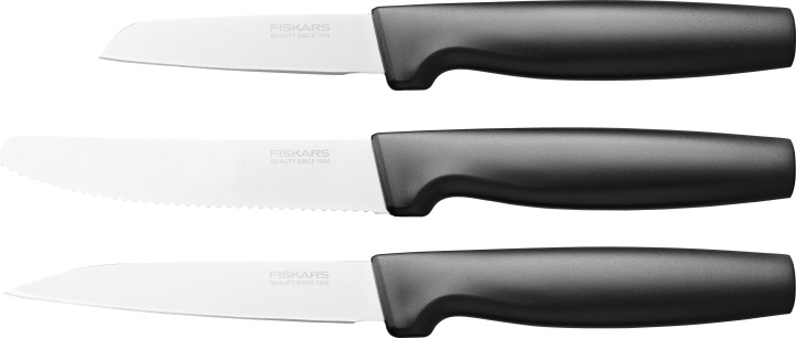 Fiskars Functional Form - knivset, 3 knivar in de groep HUISHOUDEN & TUIN / Keukengerei / Keukenmessen & accessoires bij TP E-commerce Nordic AB (C57686)