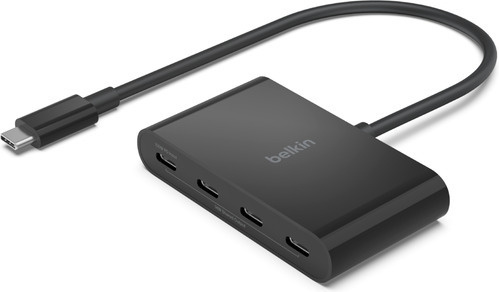 Belkin Connect USB-C-hubb, fyra portar in de groep COMPUTERS & RANDAPPARATUUR / Computeraccessoires / USB-hubs bij TP E-commerce Nordic AB (C57796)