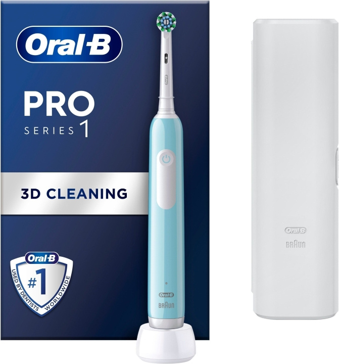 Oral B Pro Series 1 - elektrisk tandborste, blå in de groep BEAUTY & HEALTH / Mondverzorging / Elektrische tandenborstels bij TP E-commerce Nordic AB (C57818)