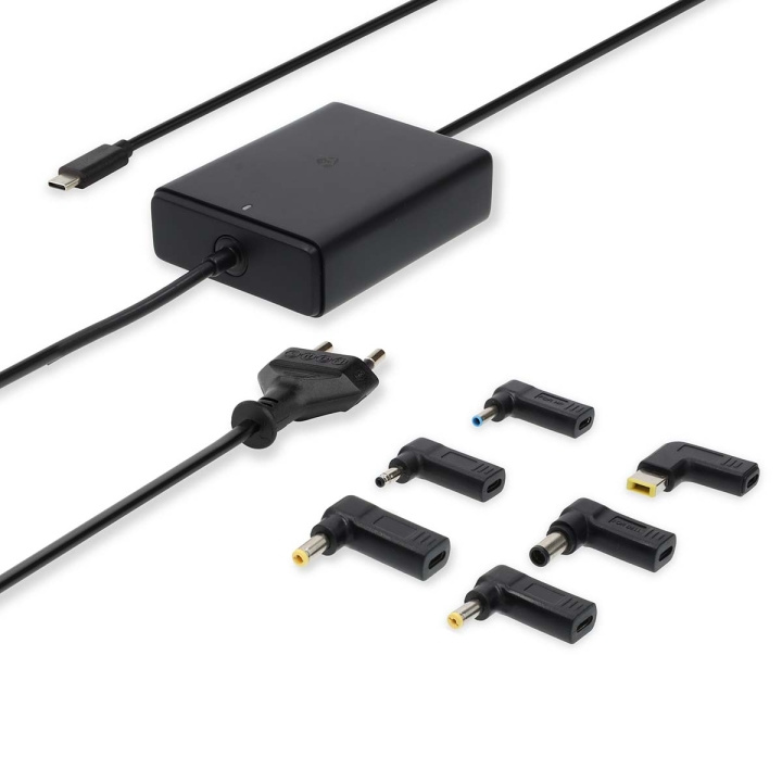 Nedis Notebook-Adapter | GaN | 65 W | 5 / 9 / 12 / 15 / 20 V DC | 2.4 / 3.0 / 3.25 A | Gebruikt voor: Notebook / Smartphone / Tablet | Euro / Type-C (CEE 7/16) in de groep COMPUTERS & RANDAPPARATUUR / Laptops & accessoires / Computeroplader / Laptop oplader / Universal bij TP E-commerce Nordic AB (C57891)