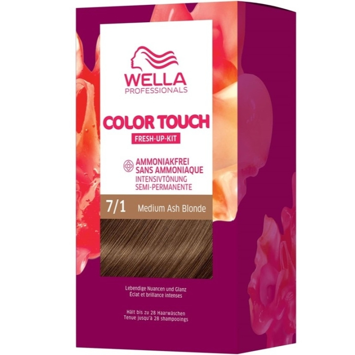 Wella Color Touch Rich Naturals 7/1 Medium Ash Blonde in de groep BEAUTY & HEALTH / Haar & Styling / Haarverzorging / Haarverf / Haarverf & Kleurbommen bij TP E-commerce Nordic AB (C57927)