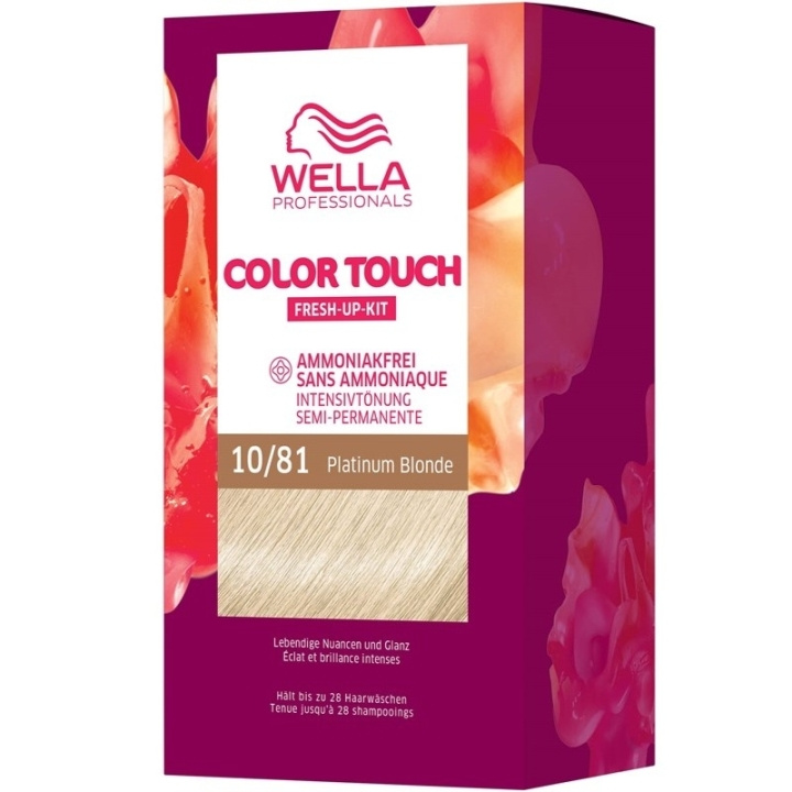 Wella Color Touch Rich Naturals 10/81 Platinum Blonde in de groep BEAUTY & HEALTH / Haar & Styling / Haarverzorging / Haarverf / Haarverf & Kleurbommen bij TP E-commerce Nordic AB (C57935)
