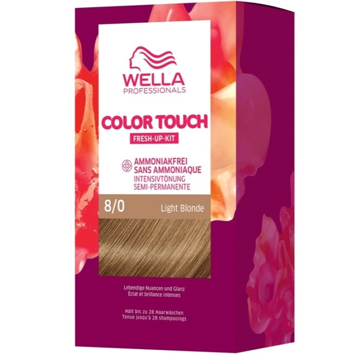 Wella Color Touch Pure Naturals 8/0 Light Blonde in de groep BEAUTY & HEALTH / Haar & Styling / Haarverzorging / Haarverf / Haarverf & Kleurbommen bij TP E-commerce Nordic AB (C57939)