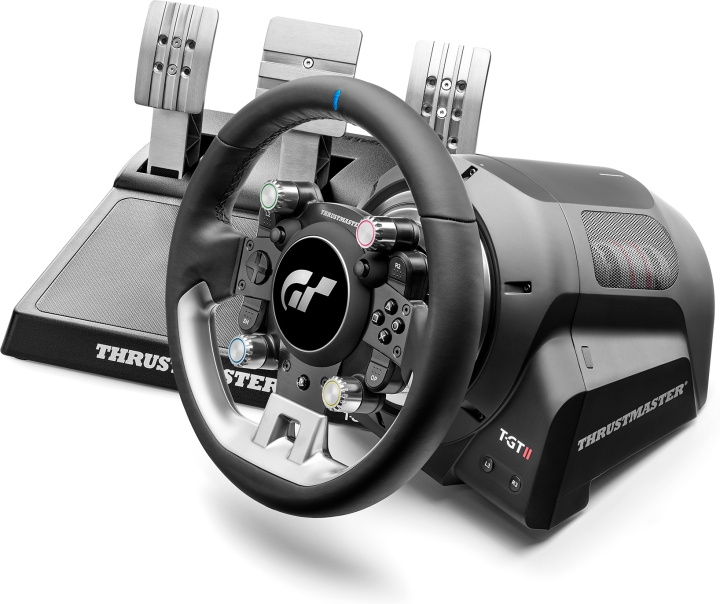 Thrustmaster T-GT II rattkontroll + pedaler, PS5 / PS4 / PC in de groep HOME ELECTRONICS / Spelconsoles en accessoires / Sony PlayStation 5 bij TP E-commerce Nordic AB (C57966)