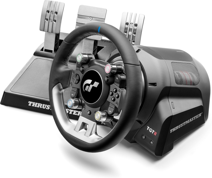 Thrustmaster T-GT II rattkontroll + pedaler, PS5 / PS4 / PC in de groep HOME ELECTRONICS / Spelconsoles en accessoires / Sony PlayStation 5 / Accessoires bij TP E-commerce Nordic AB (C57966)