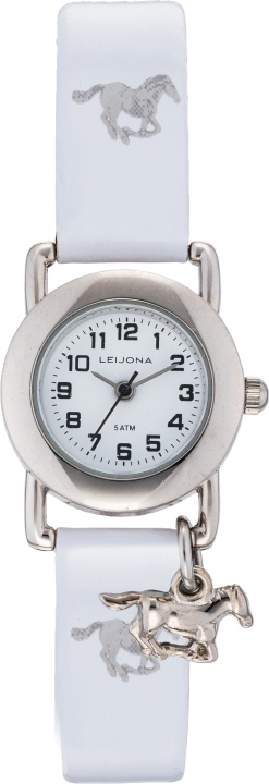 Leijona 5323-787 armbandsur, 22 mm, silver in de groep SPORT, VRIJE TIJD & HOBBY / Accessoires / Klokken bij TP E-commerce Nordic AB (C57974)