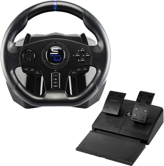 Subsonic Superdrive SV850 Drive Pro Sport rattkontroll för PS4 / Switch / Xbox / PC in de groep HOME ELECTRONICS / Spelconsoles en accessoires / Sony PlayStation 4 bij TP E-commerce Nordic AB (C58013)