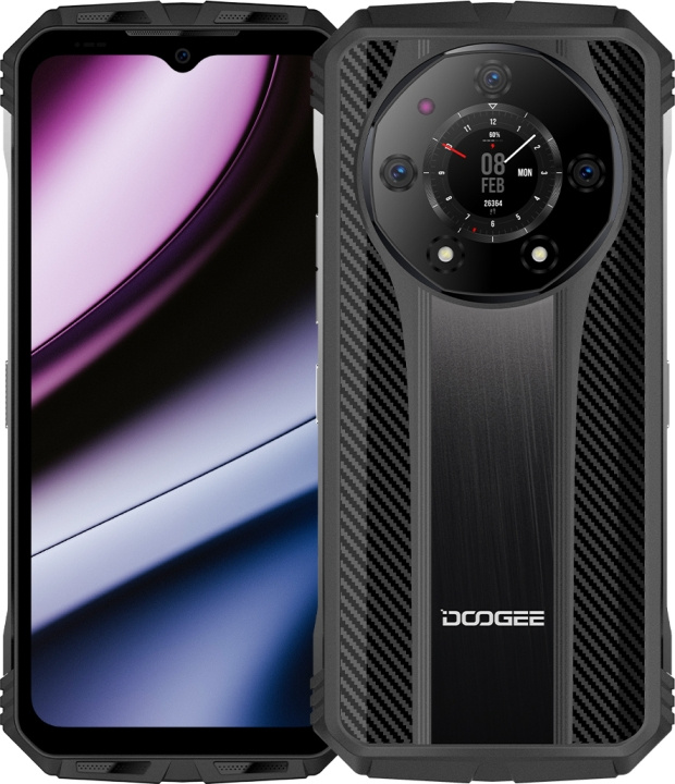 Doogee S110 telefon, 256/12 GB, svart in de groep SMARTPHONE & TABLETS / Mobiele telefoons & smartphones bij TP E-commerce Nordic AB (C58044)