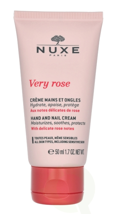 Nuxe Hand And Nail Cream 50 ml Very Rose in de groep BEAUTY & HEALTH / Manicure/pedicure / Handcrèmes bij TP E-commerce Nordic AB (C58234)