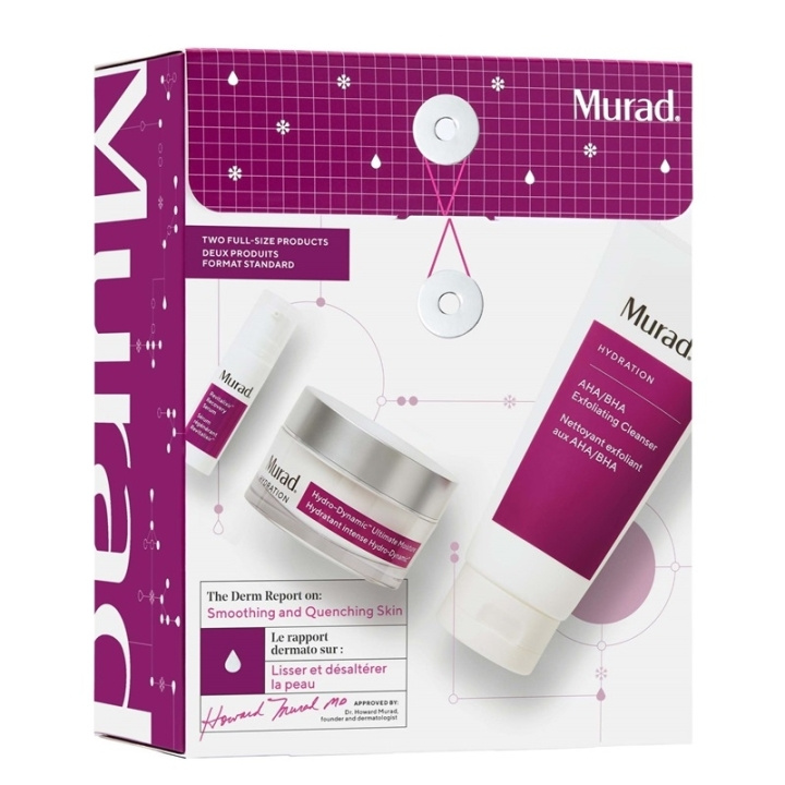 Murad Giftset Murad The Derm Report Smoothing + Quenching Skin in de groep BEAUTY & HEALTH / Cadeausets / Cadeausets voor haar bij TP E-commerce Nordic AB (C58307)