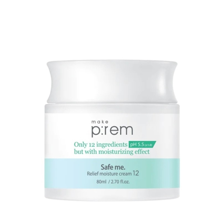 Make P:rem Safe Me. Relief Moisture Cream 12 80ml in de groep BEAUTY & HEALTH / Huidsverzorging / Gezicht / Gezichtscrèmes bij TP E-commerce Nordic AB (C58343)