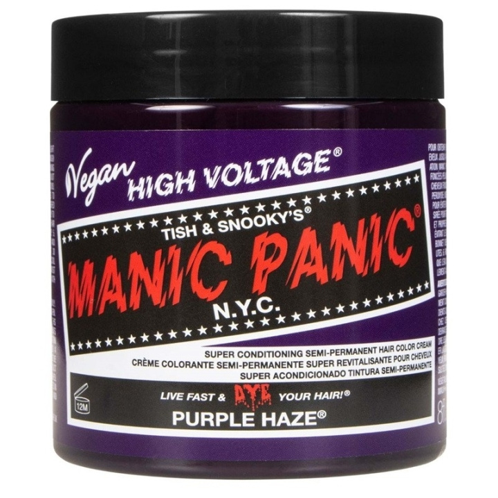 Manic Panic Purple Haze Classic Creme 237ml in de groep BEAUTY & HEALTH / Haar & Styling / Haarverzorging / Haarverf / Haarverf & Kleurbommen bij TP E-commerce Nordic AB (C58355)