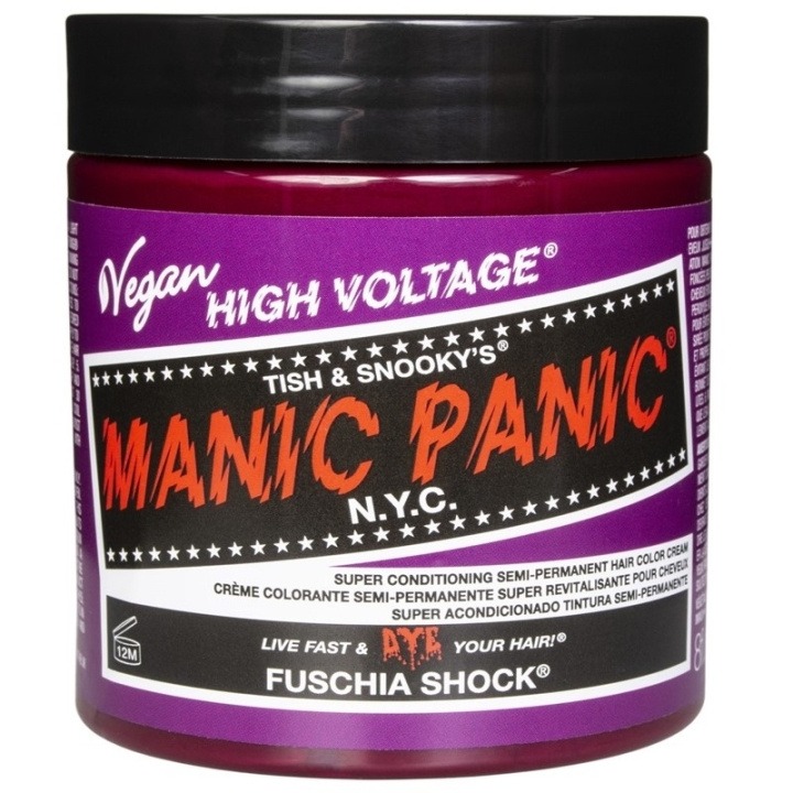 Manic Panic Fuschia Shock Classic Creme 237ml in de groep BEAUTY & HEALTH / Haar & Styling / Haarverzorging / Haarverf / Haarverf & Kleurbommen bij TP E-commerce Nordic AB (C58359)