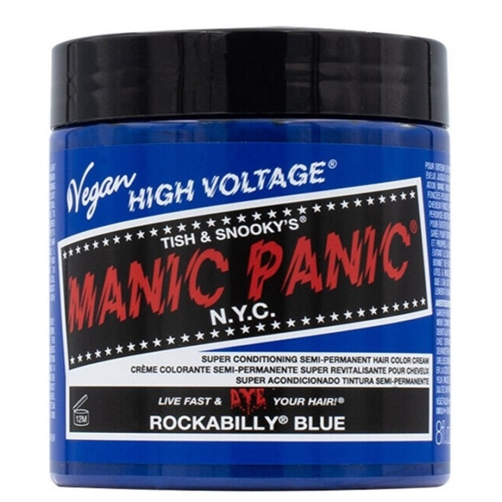 Manic Panic Rockabilly Blue Classic Creme 237ml in de groep BEAUTY & HEALTH / Haar & Styling / Haarverzorging / Haarverf / Haarverf & Kleurbommen bij TP E-commerce Nordic AB (C58361)
