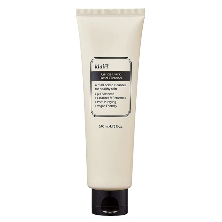 Klairs Gentle Black Facial Cleanser 140ml in de groep BEAUTY & HEALTH / Huidsverzorging / Gezicht / Schoonmaak bij TP E-commerce Nordic AB (C58401)