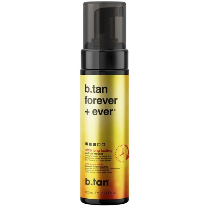 b.tan Forever + Ever Self Tan Mousse 200ml in de groep BEAUTY & HEALTH / Huidsverzorging / Zonnebank / Bruin zonder zon bij TP E-commerce Nordic AB (C58417)