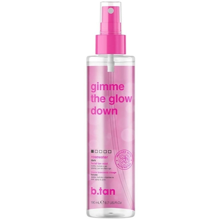 b.tan Gimme The Glow Down Facial Tan Mist 190ml in de groep BEAUTY & HEALTH / Huidsverzorging / Zonnebank / Bruin zonder zon bij TP E-commerce Nordic AB (C58418)