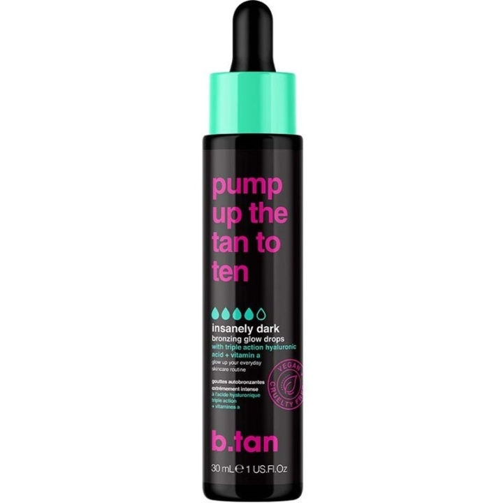 b.tan Pump Up The Tan To Ten Bronzing Glow Drops 30ml in de groep BEAUTY & HEALTH / Huidsverzorging / Zonnebank / Bruin zonder zon bij TP E-commerce Nordic AB (C58419)